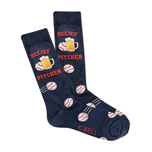 Image of K. Bell Socks womens Retro Varsity Lettuce Crew