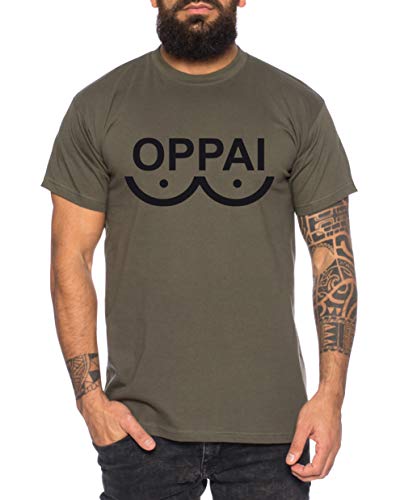 Tee Kiki Oppai Maglietta da Uomo Saitama Punch One...