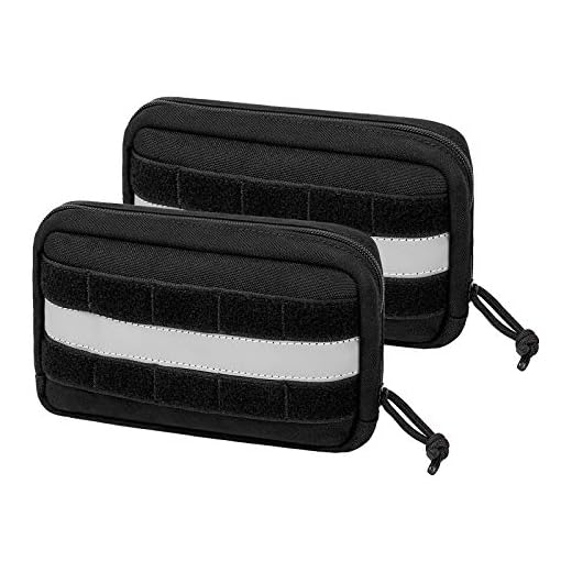 OneTigris Service Dog Vest Harness Saddle Bag Backpack Pouch, Emotional Support, Service Dog in Training,Quality Saddlebag for Tactical Dogs Vests(Black)