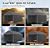 Carport, 10x20ft Heavy Duty Car Port, Portable Garage with Removable Sidewalls & Doors, Car Canopy with All-Season Tarp for Car Boat Truck Party (S-Grey)