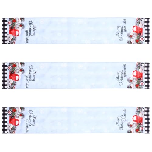 Chemin de table de lin Gatuida lot de 3 pour décoration de table - 2