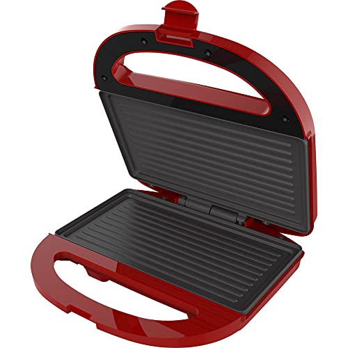 Sanduicheira Minigrill Cadence Colors Vermelha 220V - SAN261, Modelo: SAN261-220V