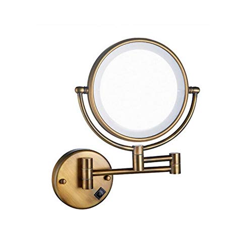Miroir de maquillage LED mural extensible pour sublimer votre routine