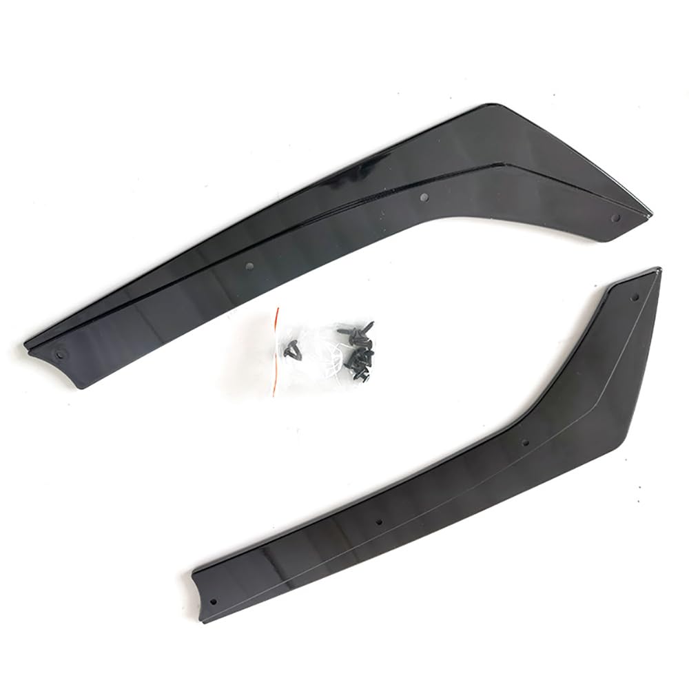 Heckstoßstangen Splitter Klappen Für BMW 3er G20 G21 M Sport 2019-2022 - ABS Schwarz