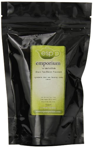 ESP Emporium Black Tea Blend, Vanilla, 3.53 Ounce