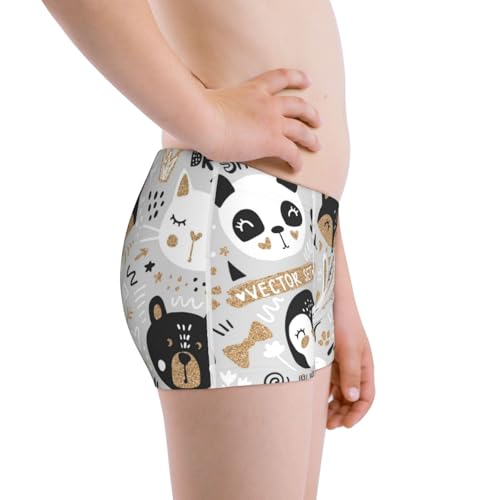 Boys' Cotton Boxer Brief Soft Underwear-Funny Animals Series2
