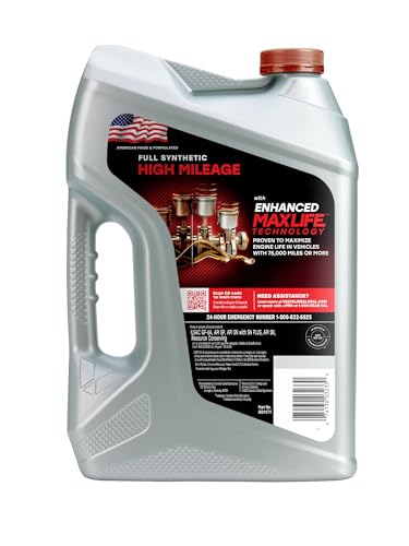 Valvoline Full Synthetic High Mileage with MaxLife Technology 5W-20 Motor Oil 5 Quart