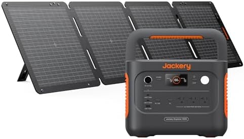 Jackery Solar Generator 1000 v2 with 100W Solar Panel