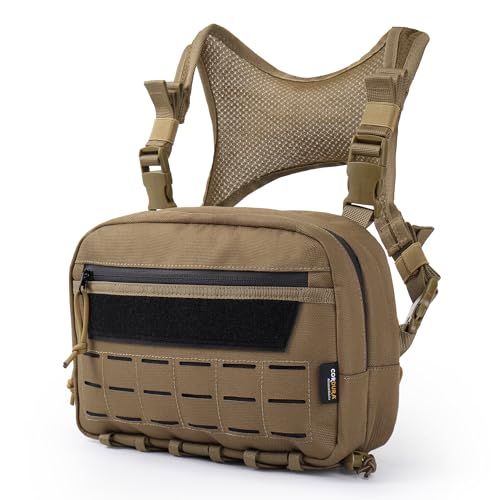 Mardingtop Taktische Brusttasche Molle weste Pouch Chest Rig für Outdoor-Abenteuer, Radfahren