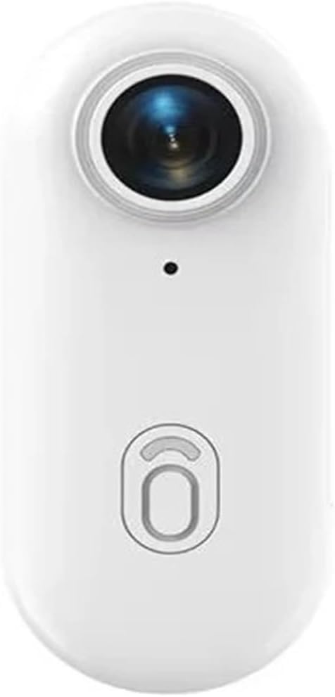 4K FHD 1080P Outdoor Sports Camera in Helmet Motorcycle Bike Sport Mini Filming Bicycle Action Body Cam and Video Recording(Only Camera,UHD Pro 4K White)