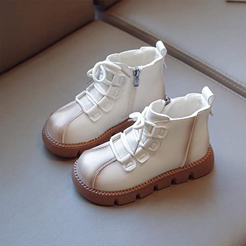 Baby First Walking Shoes Fashion Winter Children Boots Boys And Girls Bon Slip Thick Soles Flat Bottoms Side2