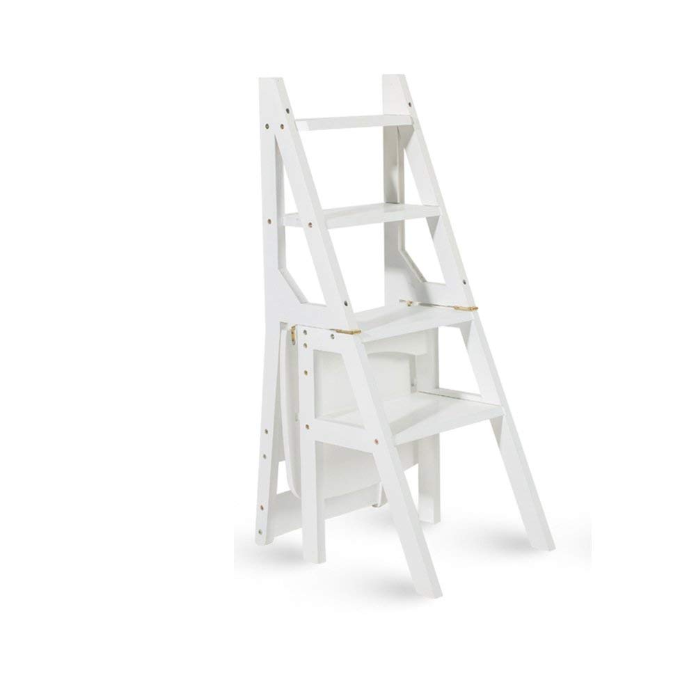 Escabeau en bois pratique pour la maison : tabouret d'escalier multifonctionnel et déco