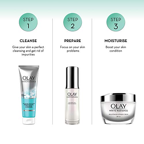 Image of Olay White Radiance Advanced Whitening* Fairness (Brightening) Foaming Face Wash Cleanser, 100g