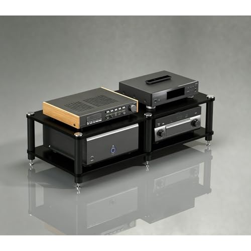 Soporte para componentes de audio y video con estantes multimedia 2