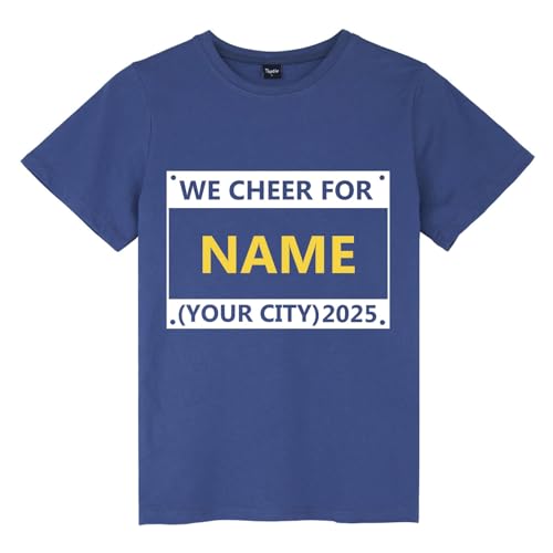 TopTie Personalized Marathon Support Crew Shirt, Marathon Cheer Crew, Runner Support Crew T-Shirt, Marathon Name Tee-Navy-L