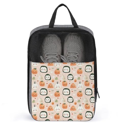 Sac à chaussures de voyage imprimé balle de riz pour ranger chaussures de danse et football