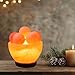 NatureBoost NB Himalayan Pink Salt Lamp Bowl with Salt Balls – Hand-Carved Crystal Rock Salt Lamp with Dimmer Switch & 2 Bulbs – Authentic from Pakistan – Soothing Amber Glow for Home & Office Décor