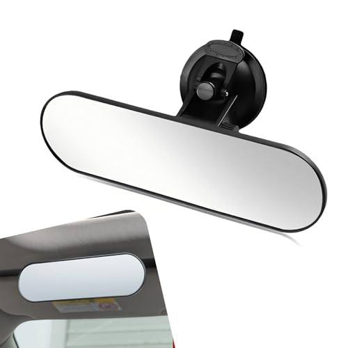 Zeathery Rear View Mirror, Larger and Wider...