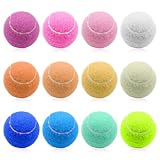 Halorin 12 Stück Hundespielzeug Tennisbälle, Softbälle Tennisball Hund, Kleine Hunde Spielzeug für konstante Sprungkraft, langlebig, Ideal für Training, Freizeit & Hunde, Farbe zufällig
