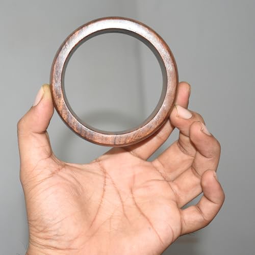 Image of Handcrafted Wooden Bangles Set | Sustainable Natural Wood Jewelry for Women | Stylish & Lightweight Bracelets - Perfect for Christmas Gifts, Winter Fashion & Eco-Friendly Gifting