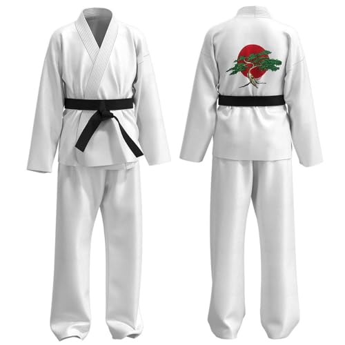 Miyagi Do Uniforme de karaté blanc pour enfants et adultes, blanc, 160