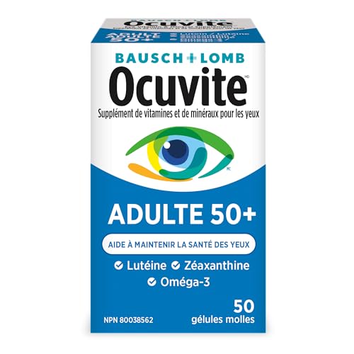 Bausch & Lomb Ocuvite Adult 50+ Eye Vitamin and Mineral Supplement