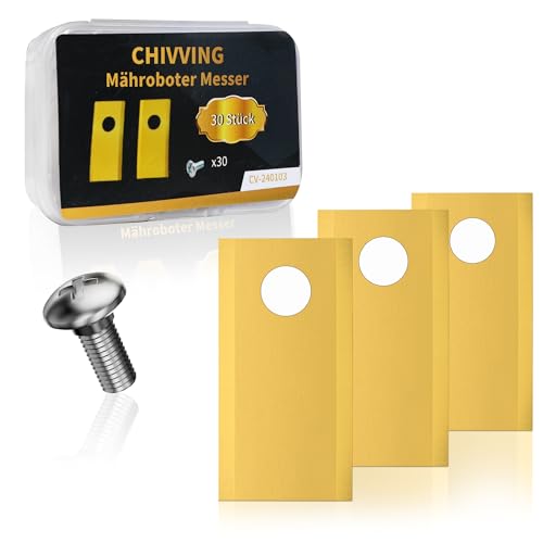 chivving Ersatzmesser Klingen für Mähroboter I Rasenmäher Messer I...