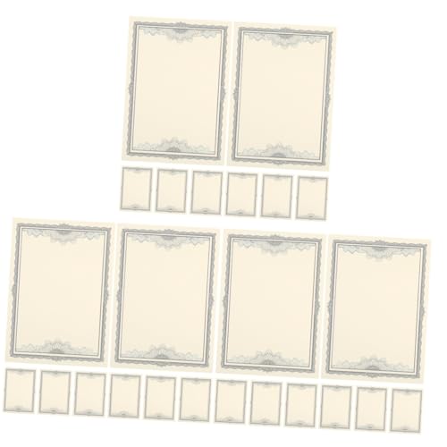 Papier pour certificat vierge imprimable MAGICLULU pour diplômes étudiants et chèques