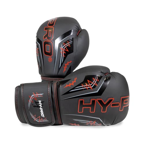 Guantes de boxeo Hy-Pro de poliuretano en color clásico y peso de 14 onzas