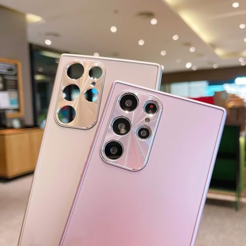 Coque rigide Samsung S23 Ultra protégeant l'objectif des rayures avec bumper métal
