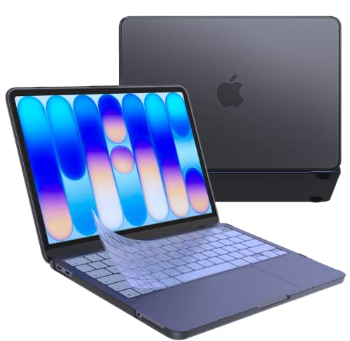 Image of EooCoo for MacBook Neo Case 13 inch 2026, 100% Match Color, Black Clear