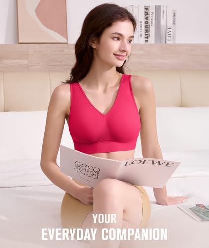 Image of BESTENA Comfort Bra, Seamless Removable Pads Sleep Bras, Yoga Bra, Sports Bras for Women