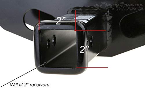 Everhitch SS304BL-2BLTW Usa American Flag Metal Hitch Cover thumb #3