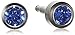 Produktbild Pure Grey Unisex-Ohrstecker Titan Zirkonia Erstohrstecker blau 309