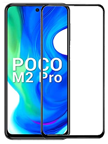 Image of 's d+ / 11d tempered glass for poco m2 pro screen protector guard edge to edge full screen coverage 9h hardness 2.5d curved full glue cover /case friendly temper glass with installation kit