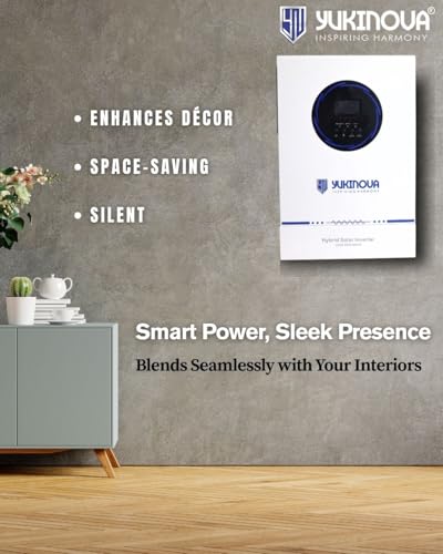 Image of Inverter Online Hybrid 6.2 kVA | Pure Sine Wave | Solar + Grid + Battery Hybrid UPS | Smart App Control | Home & Office Heavy Load