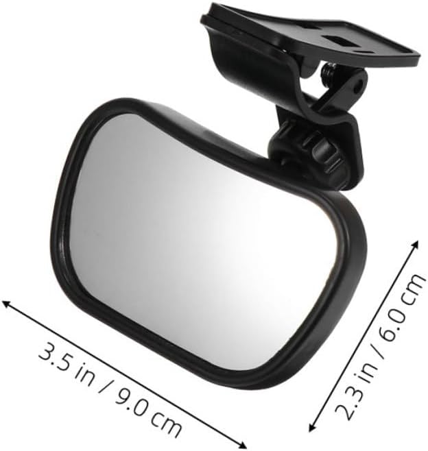 2Pcs Car Mirror for Infants and Shatterproof Rear-View Observation Mirror with 360° Adjustable Wide Angle for Rear-Facing Seats