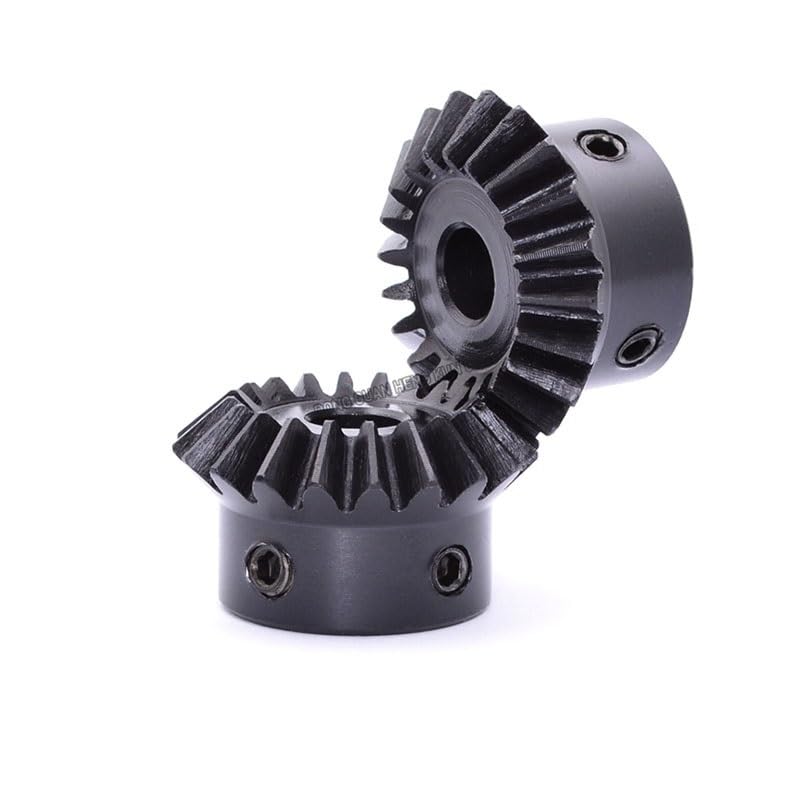 1:1 Bevel Gear 2Module 20/25/30 Teeth 45# Steel Bore 8-30mm Keyway Hole 4-8mm 1Pcs(2M-20Teeth Hole 8)