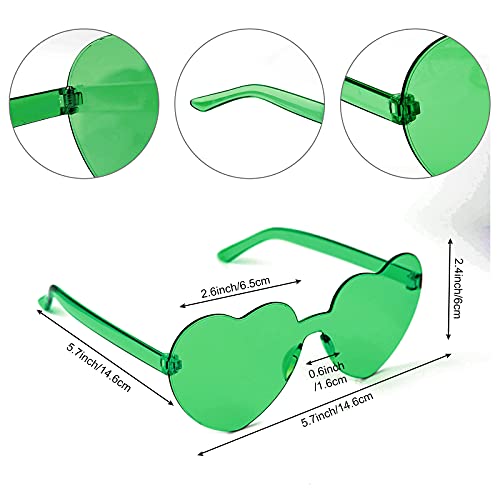 Image of PLULON Dark Green Bob Wig and Sunglass Set, Neon Short Bob Wig Sunglass Pack Costume Colorful Cosplay Wig Hairpieces for Bachelorette Neon Party Favors, Halloween Decorations (Pack of 3)