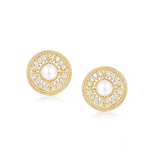 Boucles d'oreilles rétro en perles d'eau douce l'éclat de la féminité poétique