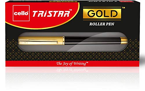 Stylo roller Tristar Gold chic avec corps multicolore élégant
