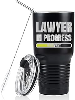 Onebttl Lawyer Gifts for Men & Law School Student, Stainless Steel Tumbler 30 OZ, Perfect Lawyer Idea for Men/Male in Birthday, Christmas, Graduation, Appreciation, Office