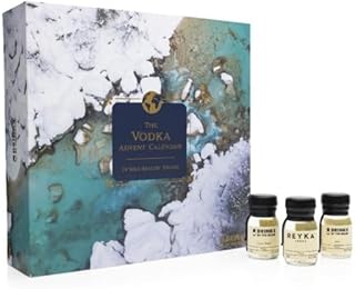Vodka Advent Calendar - Premium 2023 Edition | Drinks by the Dram | 24 x Miniatures, 40.3% | Ciroc, Reyka, Crystal Head and many more | Plain and Flavoured Vodka