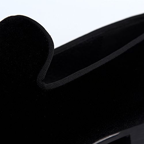 Slip On Formal Wedding Shoes Tuxedo Velvet Loafers Prom Dress Slippers4