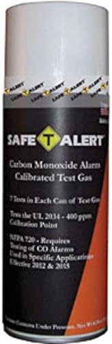 MTI INDUSTRY Safe-T-Alert Carbon Monoxide Test Gas, 7 Tests, ea SA-HHTG-1 (1)