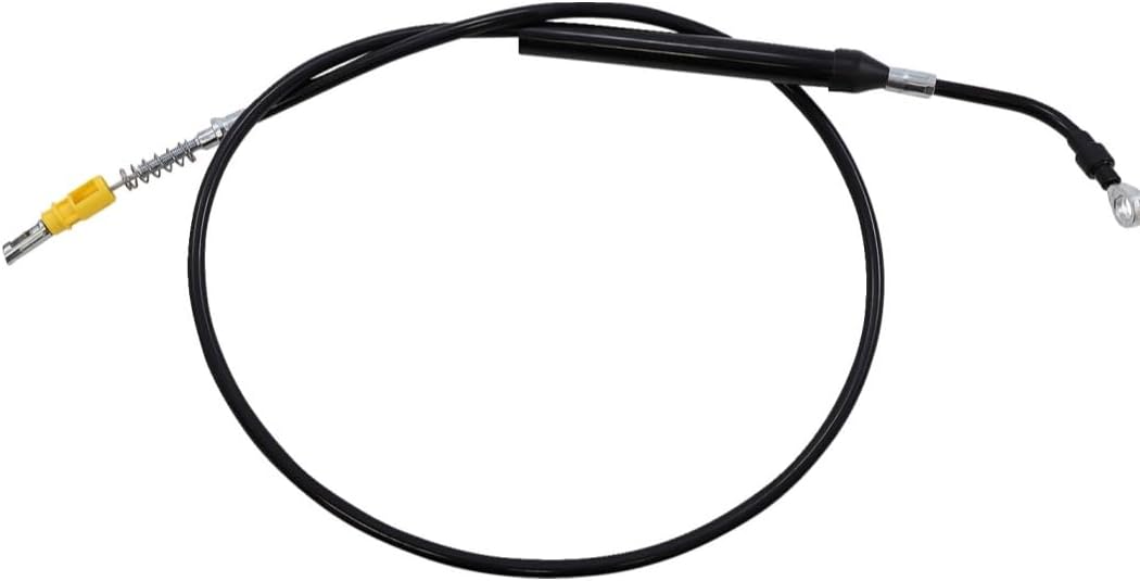 La Choppers LA-8058C19B Black Vinyl/Stainless Clutch Cable - 18in.-20in. Ape Hanger Handlebar - Black
