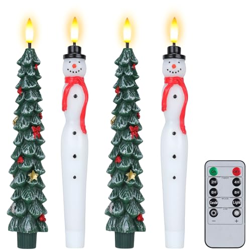 LED Kerzen Weihnachtsbaum mit Timerfunktion und Fernbedienung, 4...