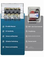 DIHOOL DC überspannungsschutz PV 4 Strings Solar Anschlusskasten für 4 * 500W Solarmodule Balkonkraftwerk, 25A DC Trennschalter PV Anlage – Ansicht 6