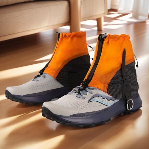 Guêtres de randonnée imperméables et élastiques pour bottes de marche