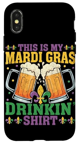 This Is My Mardi Gras Drinkin �V���c �X�}�z�P�[�X iPhone X/XS �p